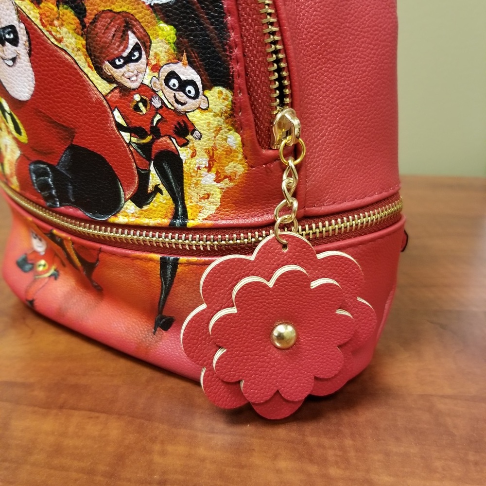 HAND PAINTED 100% Original Red Backpack! - Picture 6 of 12